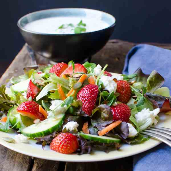 Summer Strawberry Poppy Seed Salad