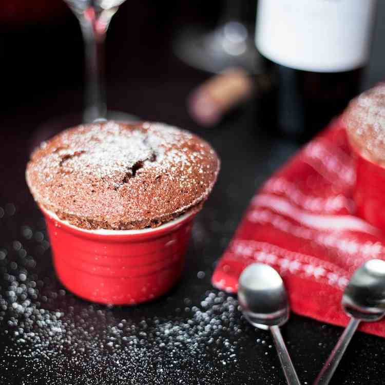 Dark Chocolate Soufflé 