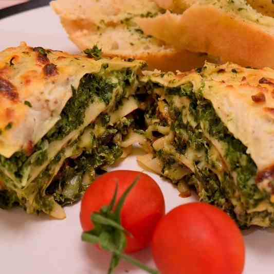 Vegetarian Lasagna with Eggplant Bechamel