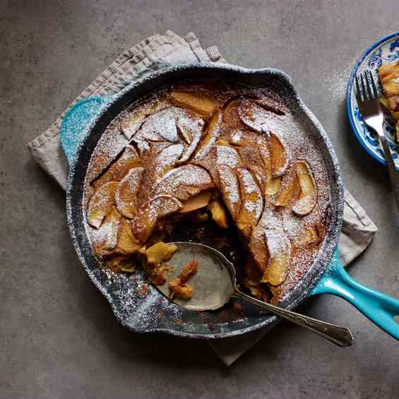 Chai Spiced Apple Clafoutis