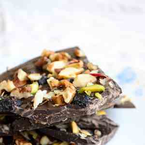 Fruit and Nut Chocolate Bark