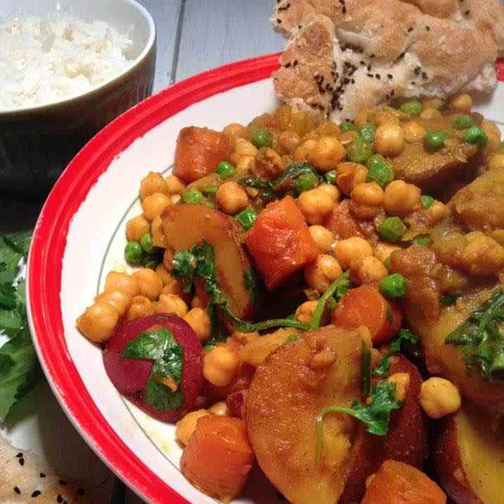 Algerian chickpea tajine