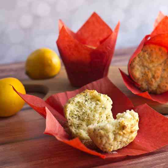 Lemon Poppyseed Muffins