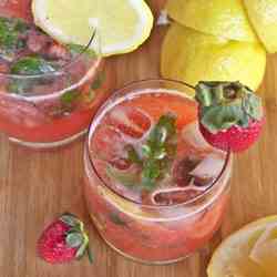 Strawberry Mint Lemonade