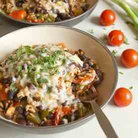 Veggie burrito bowls