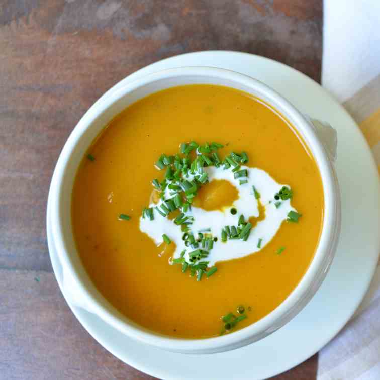 Butternut Squash and Apple Soup