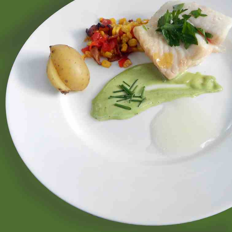 Poached Grouper