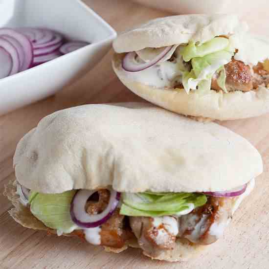 Chicken shoarma (shawarma)