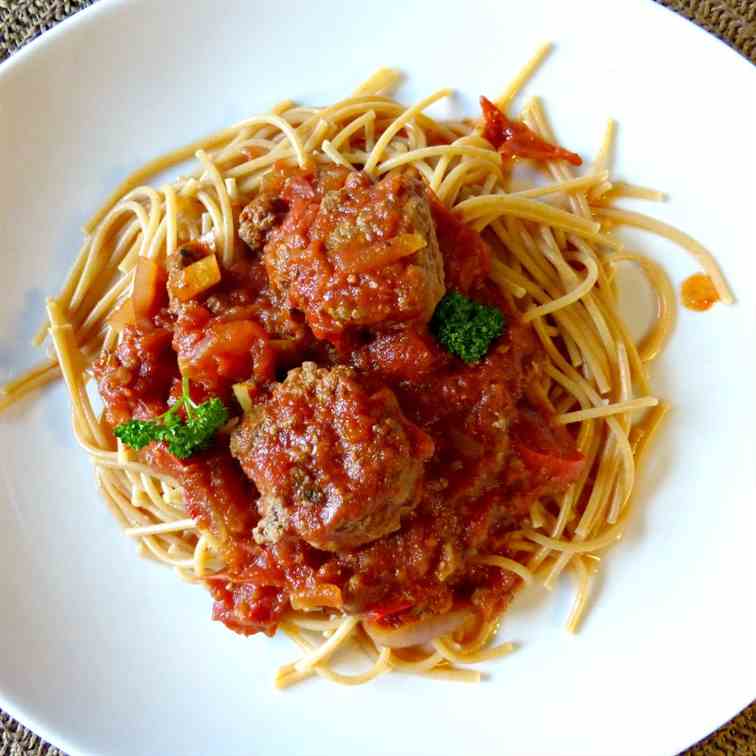 Homemade Spicy Meatballs