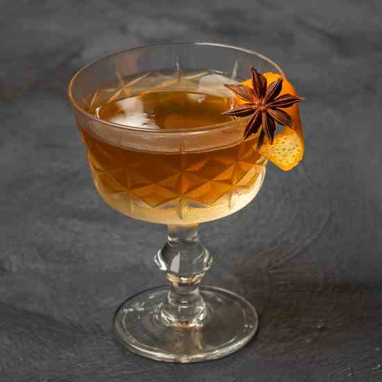 Quince pickle brandy sour