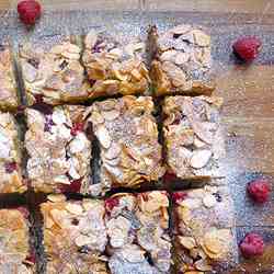 Raspberry Almond Squares