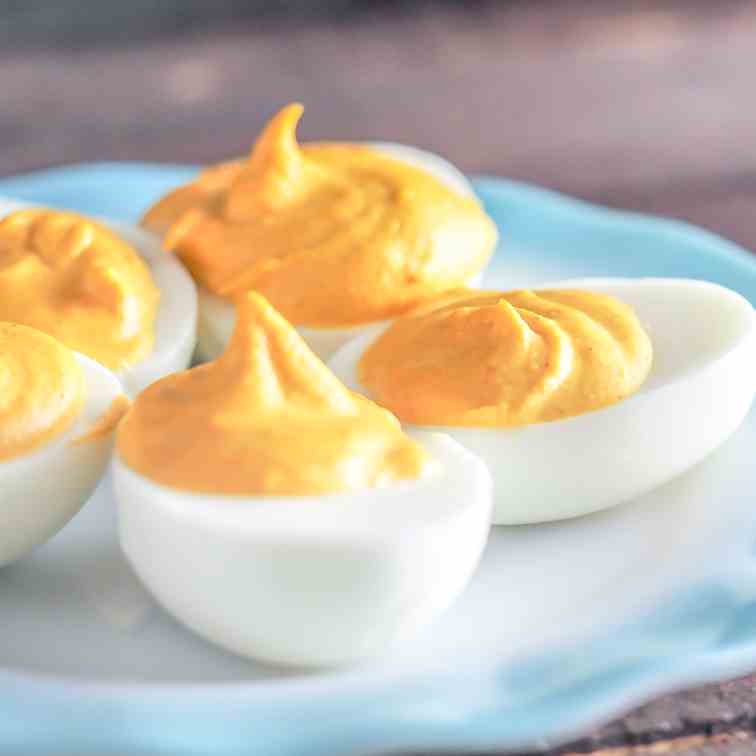 Smoky Deviled Eggs