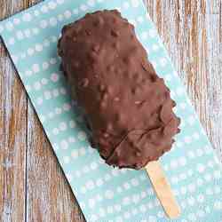 Homemade almond Magnum