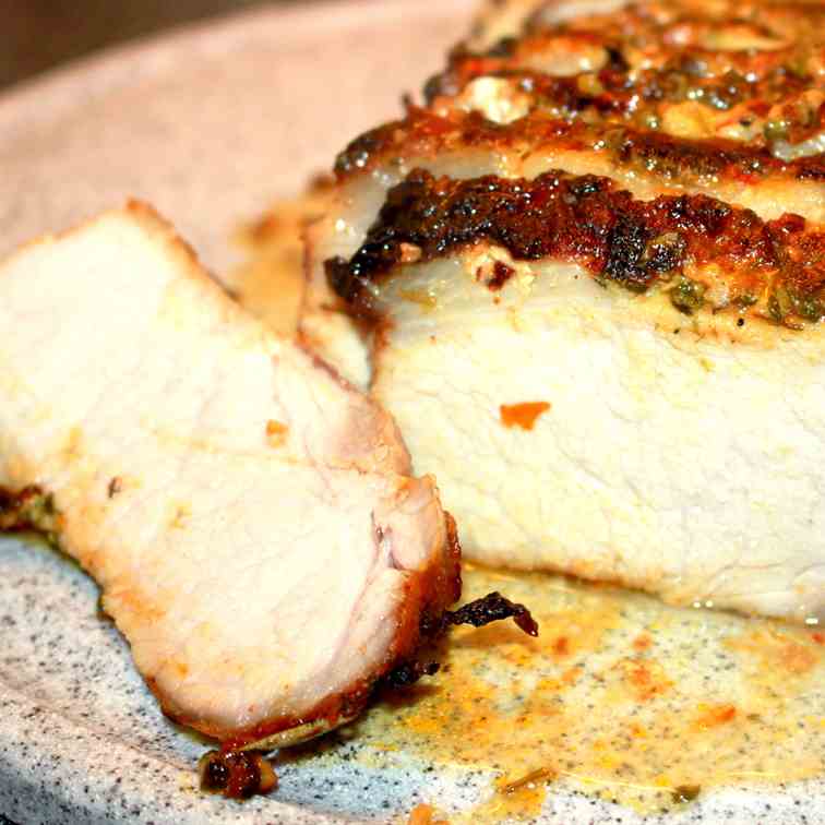 Pork Roast with Whiskey Marinade