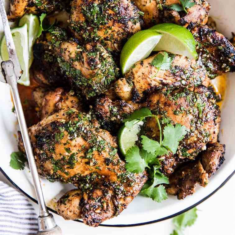 Cilantro Lime Chicken Thighs