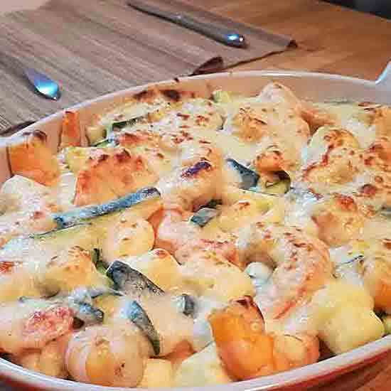 Gnocchi With Shrimp and Zucchini