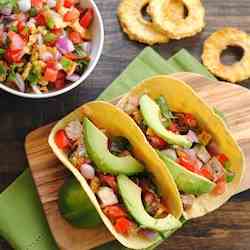 Pork Tacos with Pineapple Salsa