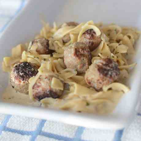 Creamy Meatball Stroganoff