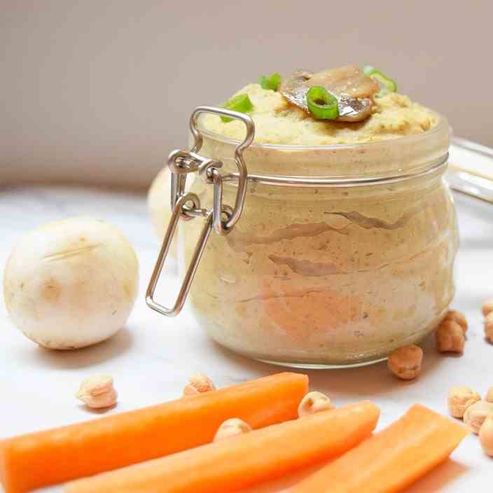 Homemade Mushroom Hummus