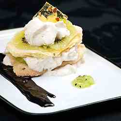 Olive oil tortas millefeuille