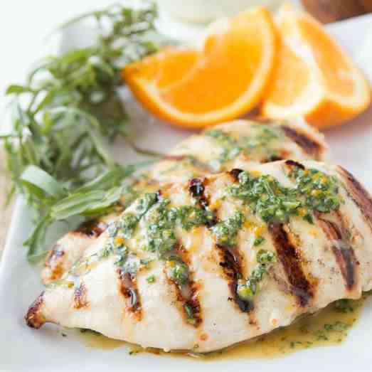 Grilled Orange Tarragon Chicken