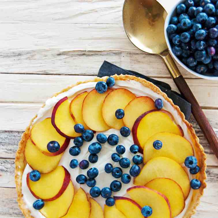 Blueberry and Peach Tarts