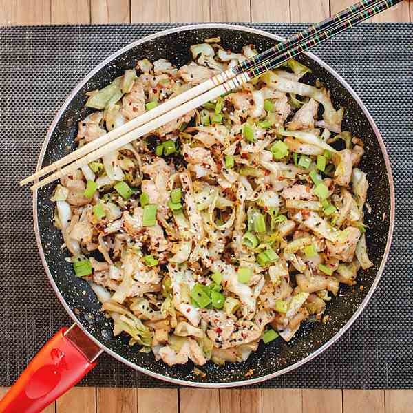 Chicken Cabbage Stir Fry