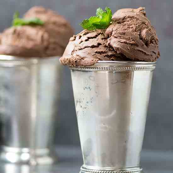 Chocolate Peppermint Tofu Ice Cream