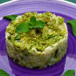 Minty Green Risotto