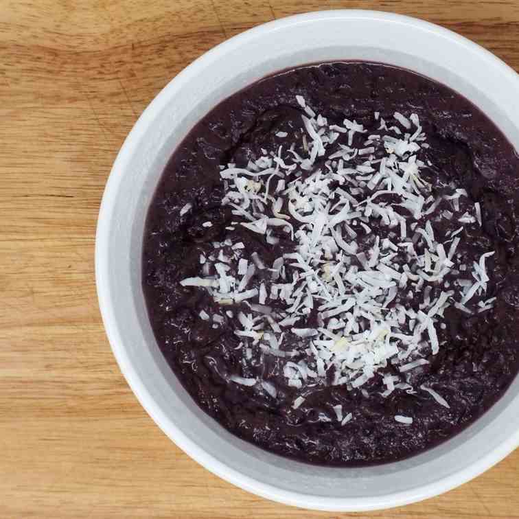 Thai Sticky Black Rice Pudding