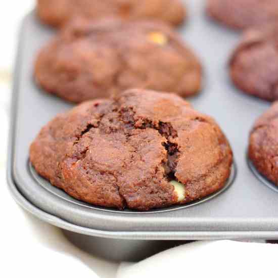 Triple Chocolate Muffins