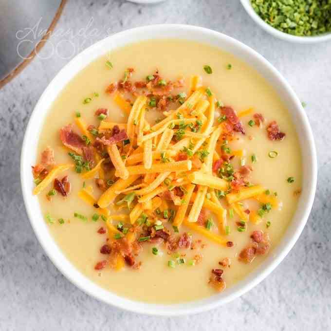 Cheddar Cheese Potato Soup