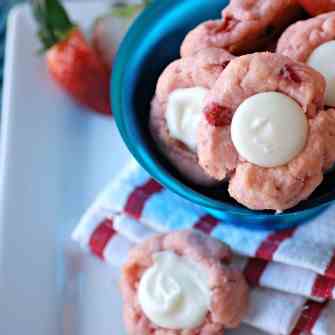 Strawberry Thumbprints