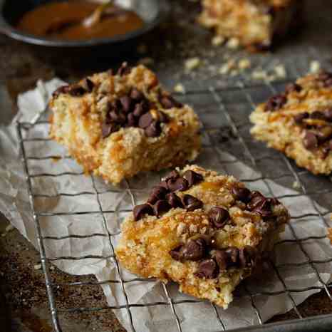 Chocolate Caramel Coffee Cake