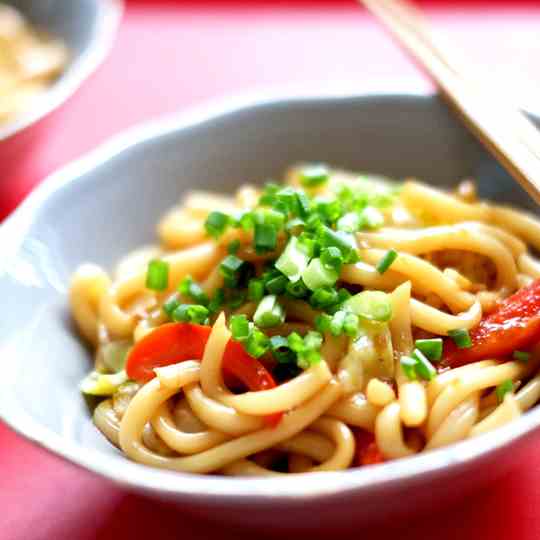 Vegetarian Yaki Udon