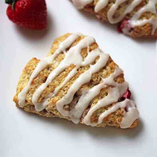 Strawberry Cream Scones