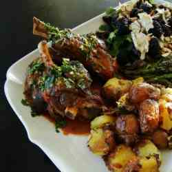 Braised Lamb Shanks with Gremolata