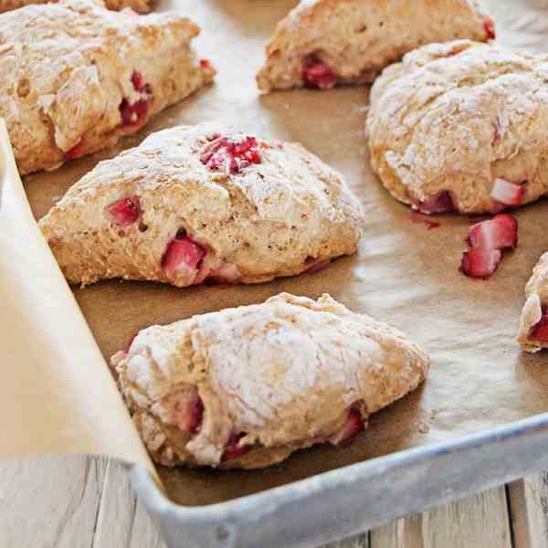 Strawberries and Cream Scones