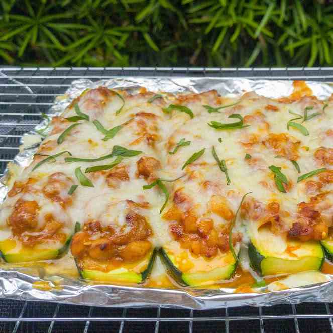 Chicken Zucchini Boats