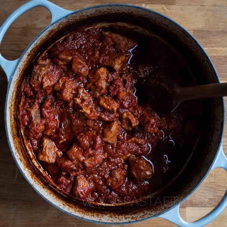 Slow-Cooked Pork Shoulder Ragu