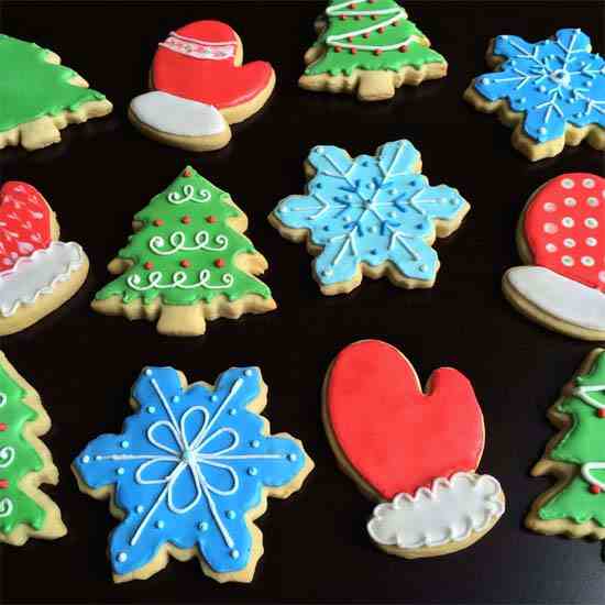 Iced Sugar Cookies