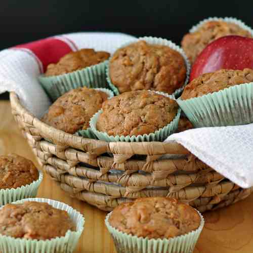 Zucchini Apple Muffins