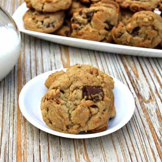 Chocolate Chunk Peanut Butter Cookies