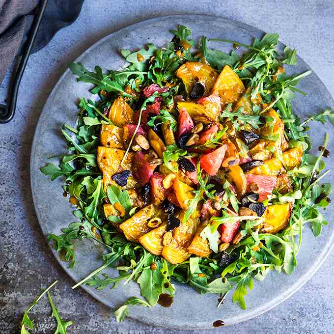 Smoky beet salad