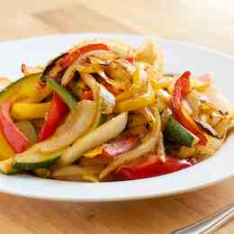 Stir-Fried Vegetables on the Grill
