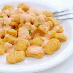 Cheesy Butternut Squash Gnocchi