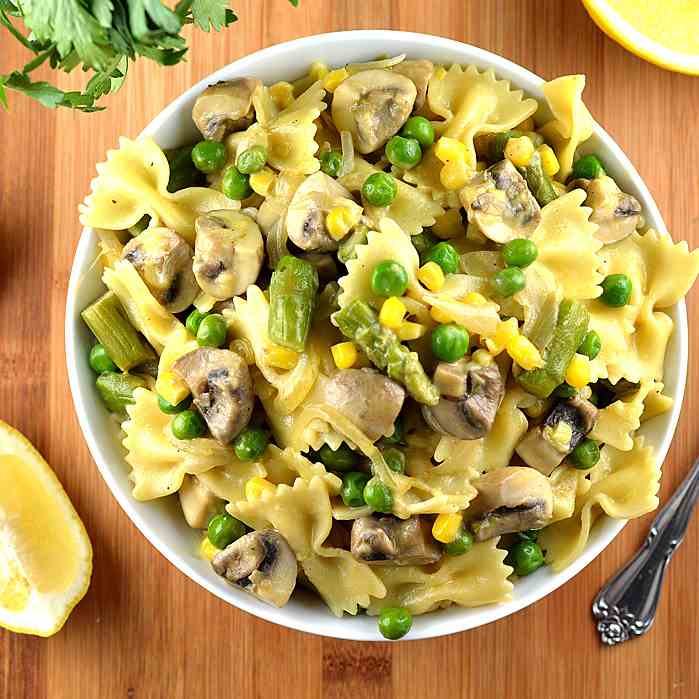 Vegan Pasta Primavera