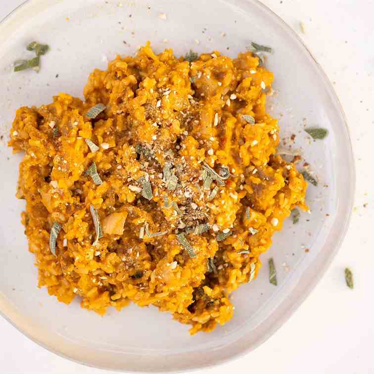 Vegan Pumpkin Risotto