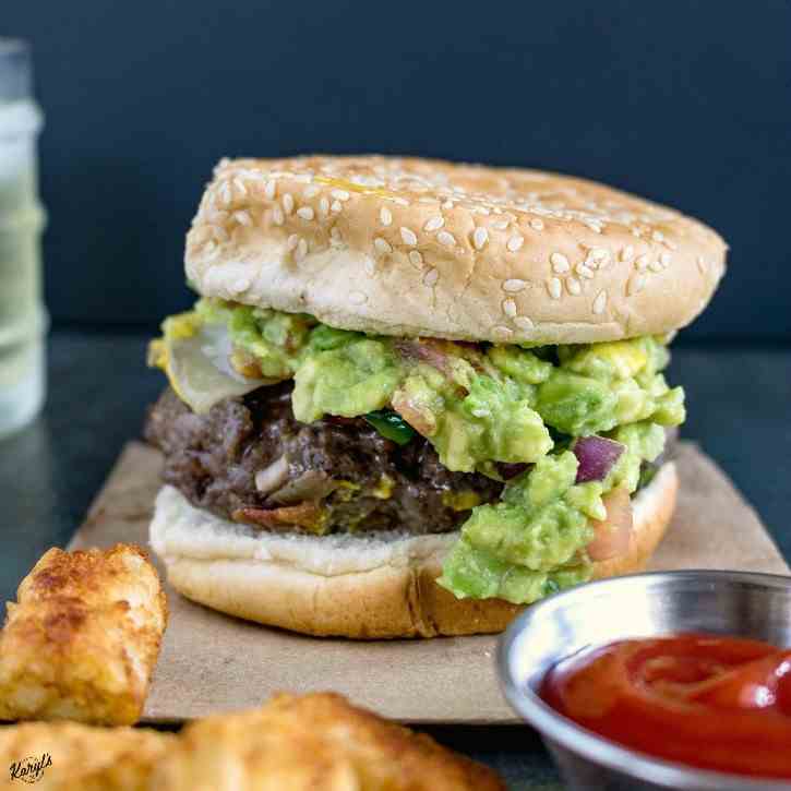 Venison Cheesburger