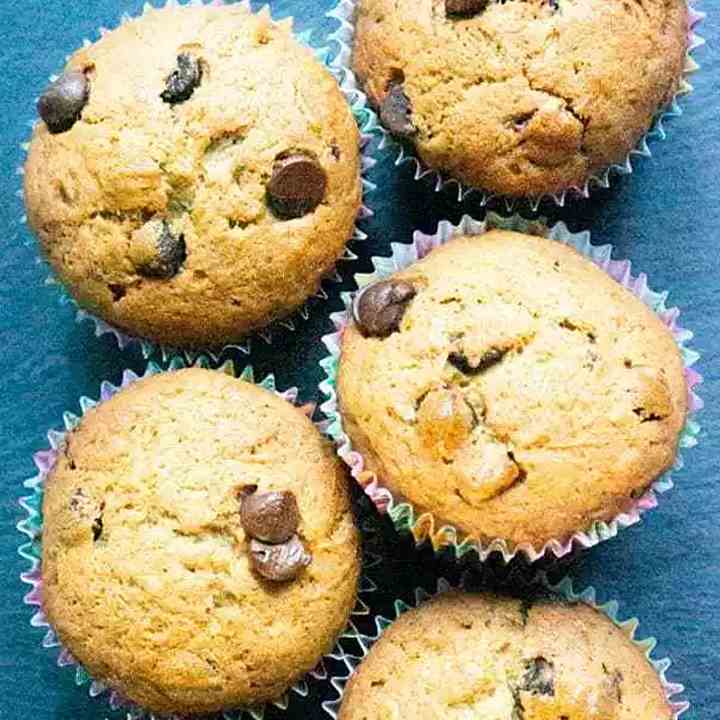 Zucchini Chocolate Chip Muffins